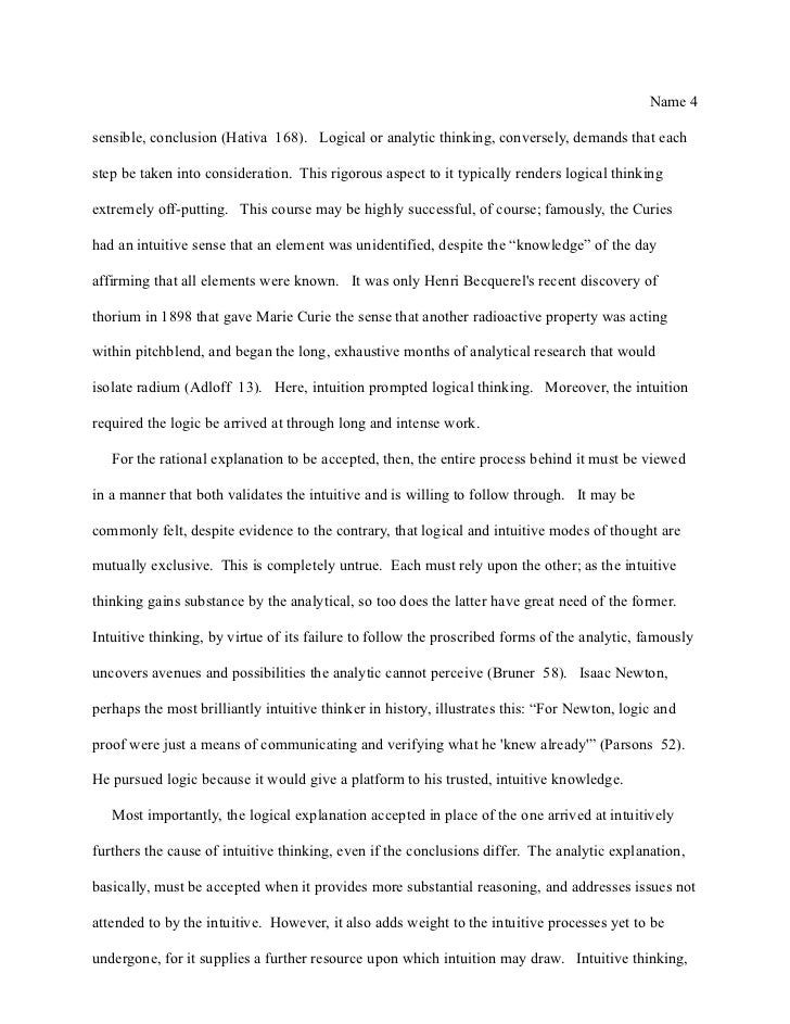 essay knowledge